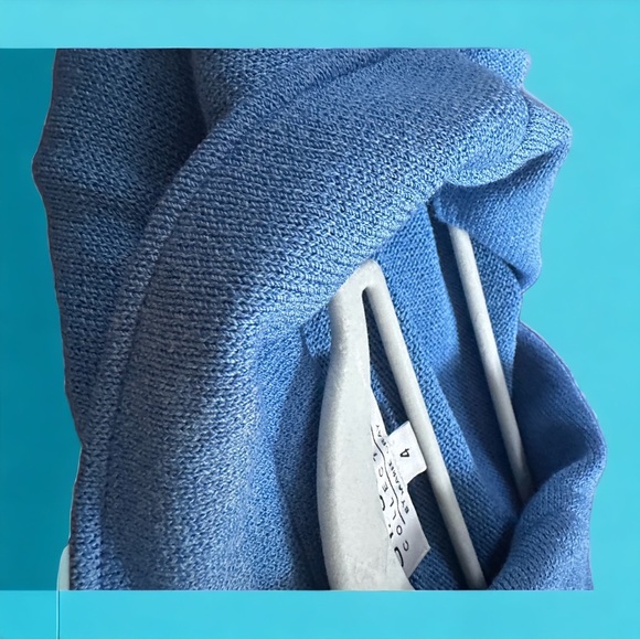 Vintage St John Collection - fab St John buttons SZ 4 dress periwinkle - Picture 4 of 5